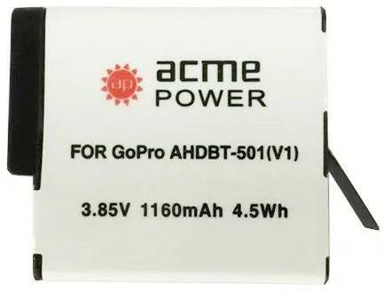 Аккумулятор (батарейный блок) для фотокамеры Acmepower AP-AHDBT-501